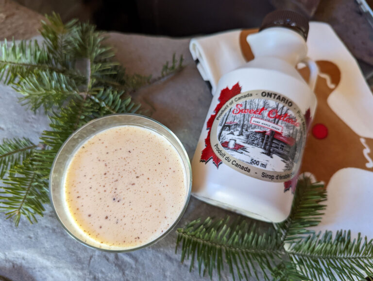 Maple Sweetened Eggnog Ontario Maple